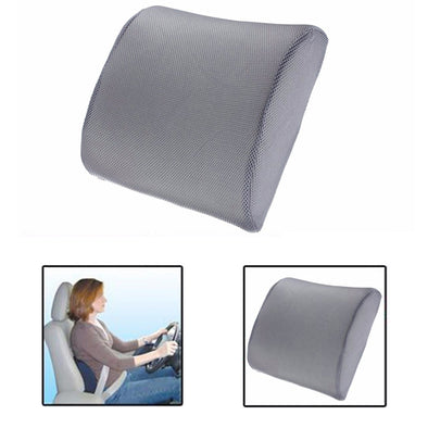 Memory Foam Lumbar Back Support Cushion Pillow for Car Auto Seat Massage Neck Pillow Home Office Breathable Cushion