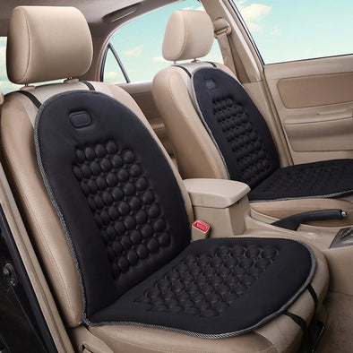 Black Car Seat Cushion Therapy Massage Padded Bubble Foam Chair Seats Pad Cover Automobiles Seat Covers