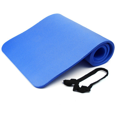 15mm Thick NBR Foam Yoga Mat Soft Yoga Pads Sports Training Exercise non-slip Gym Mat 183 X 61cm for Fitness Body Building