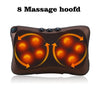 8/4 Head Neck Massager Car Home Shiatsu Massage Neck Relaxation Back Waist Body Electric Massage Deep-Kneading Pillow Cushion EU
