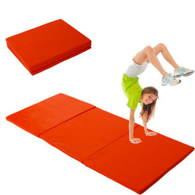 Folding Panel Gymnastics Mat Gym Exercise Yoga Mat Pad Yoga Blankets For Outdoor Training Body Building