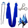 5meter 1set Deluxe Aerial Flying Anti-gravity Yoga Hammock Swing  Yoga +1 pair carabiner +1 pair daisy chain+1pair ring mount