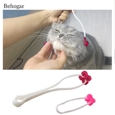 Behogar 2 pcs Massage Roller Relaxer Tool Exquisite Thin Face Feet and Legs Cat Grooming Massager Supplier for Kitty Pet Toy