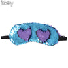 Women Girls Funny Reversible Sequins Mermaid Sleeping Eye Masks DIY Color Changing Party Mask Drop Shipping