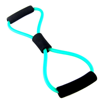 1pc 8 Shaped Elastic Tension Durable Rope Chest Expander Sport Fitness Yoga Pilates Belt Health Car Body Shape New Random Color