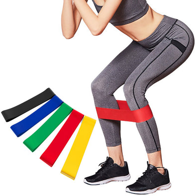 Pilates Resistance Bands Set Fitness Latex Loop BodyBuilding Strength Band Workout Pull Rope Athletic Expander Yoga Expander