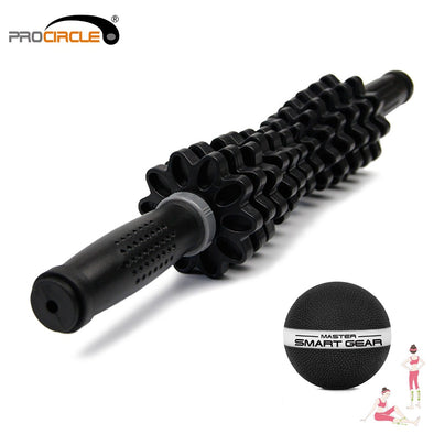 ProCircle MMuscle Roller Massage Stick Massage Ball Set for Yoga Block Deep Tissue Massage